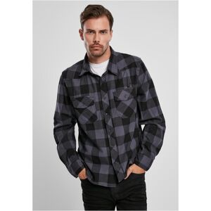 Brandit Plaid Shirt Black/grey Čierna Xl Brandit Plaid Shirt Black/grey Čierna Xl