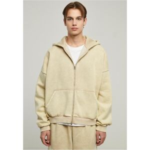 Urban Classics 90s Zip-Up Hoodie In Heavy Stone Washed Beige Krémová Xxl Urban Classics 90s Zip-Up Hoodie In Heavy Stone Washed Beige Krémová Xxl