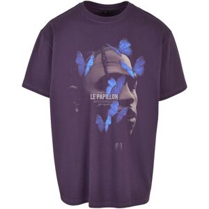 Mister Tee Le Papillon Oversize Tee Purplenight Fialová S Mister Tee Le Papillon Oversize Tee Purplenight Fialová S