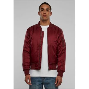 Pánska Bunda Urban Classics Bomber Tmavočervená M Pánska Bunda Urban Classics Bomber Tmavočervená M