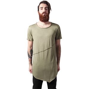 Urban Classics Bright Olive T-Shirt With A Long Front Zipper With An Open Brim Krémová Xxl Urban Classics Bright Olive T-Shirt With A Long Front Zipper With An Open Brim Krémová Xxl