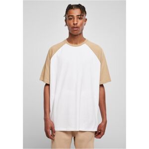 Urban Classics Organic Oversized Raglan T-Shirt White/beige Union Biela S Urban Classics Organic Oversized Raglan T-Shirt White/beige Union Biela S
