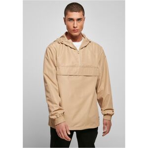 Urban Classics Recycled Basic Pull Over Jacket Unionbeige Krémová M Urban Classics Recycled Basic Pull Over Jacket Unionbeige Krémová M