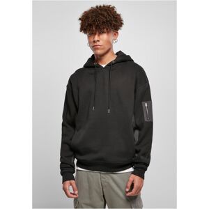 Urban Classics Military Bomber Hoody Black Čierna L Urban Classics Military Bomber Hoody Black Čierna L