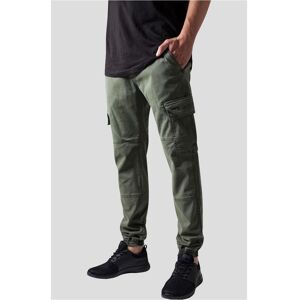 Urban Classics Washed Cargo Twill Jogging Pants Olive Čierna 44 Urban Classics Washed Cargo Twill Jogging Pants Olive Čierna 44