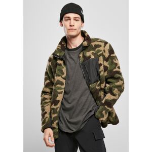 Urban Classics Sherpa Jacket Wooden Camouflage Čierna Xl Urban Classics Sherpa Jacket Wooden Camouflage Čierna Xl