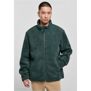 Urban Classics Basic Sherpa Jacket Bottlegreen Zelená M Urban Classics Basic Sherpa Jacket Bottlegreen Zelená M