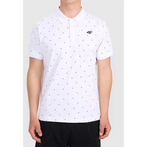 Pánske Polo Tričko 4f Biela M Pánske Polo Tričko 4f Biela M