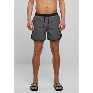 Urban Classics Retro Swimsuit Black/dark Shadow Šedá L Urban Classics Retro Swimsuit Black/dark Shadow Šedá L