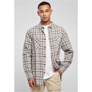 Urban Classics Long Oversized Grey Shirt Grey-Black Šedá M Urban Classics Long Oversized Grey Shirt Grey-Black Šedá M