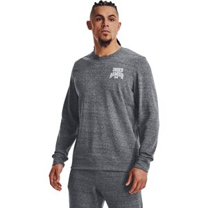 Men'S Under Armour Rival Terry Graphic Crew Sweatshirt Šedá M Men'S Under Armour Rival Terry Graphic Crew Sweatshirt Šedá M