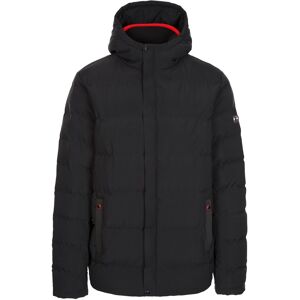 Men'S Quilted Jacket Trespass Habbton Čierna L Men'S Quilted Jacket Trespass Habbton Čierna L