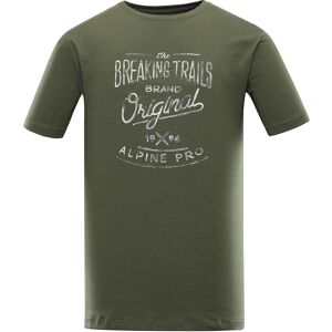 Men'S Cotton T-Shirt Alpine Pro Zimiw Olivine Variant Pb Kaki S Men'S Cotton T-Shirt Alpine Pro Zimiw Olivine Variant Pb Kaki S