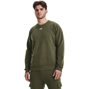 Men'S Under Armour Rival Fleece Crew Sweatshirt Kaki L Men'S Under Armour Rival Fleece Crew Sweatshirt Kaki L