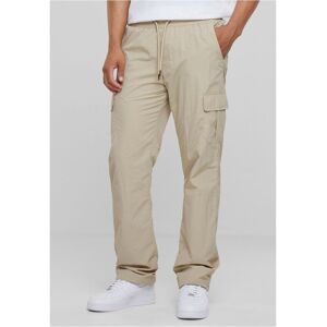 Urban Classics Straight Leg Nylon Cargo Pants Concrete Krémová L Urban Classics Straight Leg Nylon Cargo Pants Concrete Krémová L