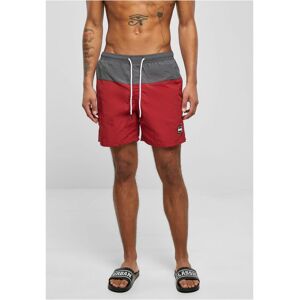 Urban Classics Block Swim Shorts Tehlové/tmavé Tiene Tmavočervená L Urban Classics Block Swim Shorts Tehlové/tmavé Tiene Tmavočervená L