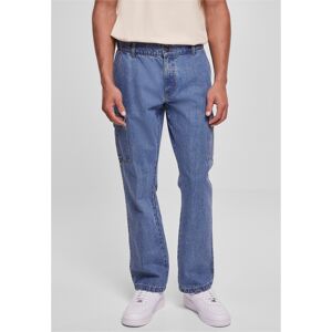 Urban Classics Men'S Straight Leg Cargo Jeans Light Blue Modrá 36 Urban Classics Men'S Straight Leg Cargo Jeans Light Blue Modrá 36