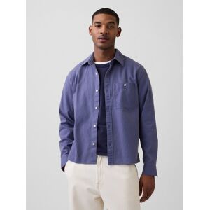 Pánska Košeľa Gap Canvas Utility Modrá Xxl Pánska Košeľa Gap Canvas Utility Modrá Xxl