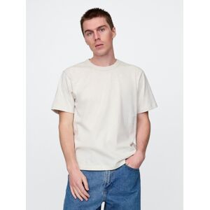 Gap Cotton T-Shirt - Men'S Krémová L Gap Cotton T-Shirt - Men'S Krémová L