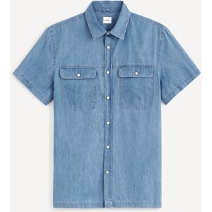 Pánska Košeľa Celio Denim Svetlomodrá S Pánska Košeľa Celio Denim Svetlomodrá S