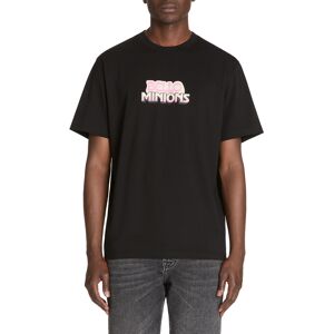 Celio Minion Short Sleeve T-Shirt - Mens Čierna M Celio Minion Short Sleeve T-Shirt - Mens Čierna M