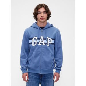 Gap Zipper Logo Sweatshirt - Mens Modrá Xs Gap Zipper Logo Sweatshirt - Mens Modrá Xs