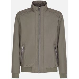 Dark Green Men'S Quilted Jacket Geox Damiano - Mens Hnedá 50 Dark Green Men'S Quilted Jacket Geox Damiano - Mens Hnedá 50