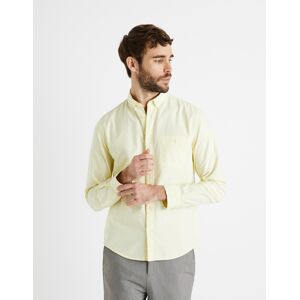 Pánska Oxford Košeľa Celio Daxford Biela S Pánska Oxford Košeľa Celio Daxford Biela S
