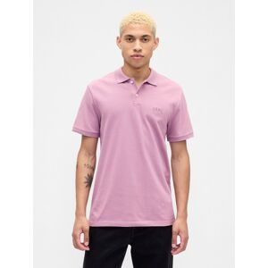 Gap Piqué Polo Tričko - Pánske Ružová Xl Gap Piqué Polo Tričko - Pánske Ružová Xl