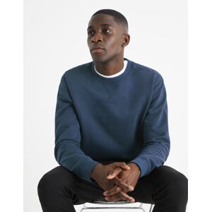 Celio Cotton Sweatshirt Terond - Mens Modrá S Celio Cotton Sweatshirt Terond - Mens Modrá S