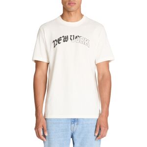 Celio Jenico Short Sleeve T-Shirt - Men'S Biela L Celio Jenico Short Sleeve T-Shirt - Men'S Biela L