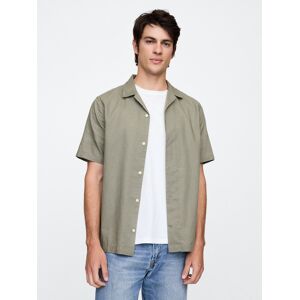 Gap Linen Shirt - Men'S Šedá Xxl Gap Linen Shirt - Men'S Šedá Xxl