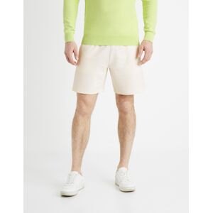 Krémové Pánske Teplákové Kraťasy Celio Donewshort Biela Xl Krémové Pánske Teplákové Kraťasy Celio Donewshort Biela Xl