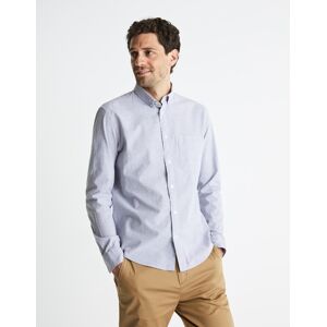Celio Baxfordday Long Sleeve Shirt - Mens Biela S Celio Baxfordday Long Sleeve Shirt - Mens Biela S