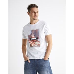 Celio Berelax T-Shirt With Tasty Print. - Men'S Šedá S Celio Berelax T-Shirt With Tasty Print. - Men'S Šedá S