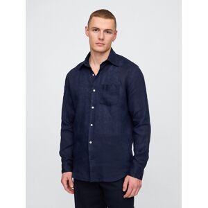 Gap Linen Shirt Classic Shirt - Men'S Čierna Xl Gap Linen Shirt Classic Shirt - Men'S Čierna Xl