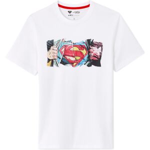 Celio Superman T-Shirt - Men'S Biela S Celio Superman T-Shirt - Men'S Biela S