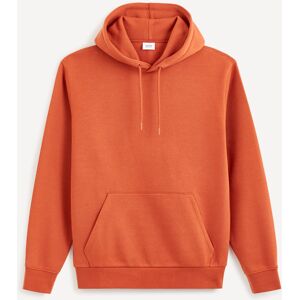 Celio Vesix Hoodie - Mens Tmavočervená S Celio Vesix Hoodie - Mens Tmavočervená S