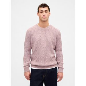 Gap Knitted Merino Wool Sweater - Men'S Ružová Xl Gap Knitted Merino Wool Sweater - Men'S Ružová Xl