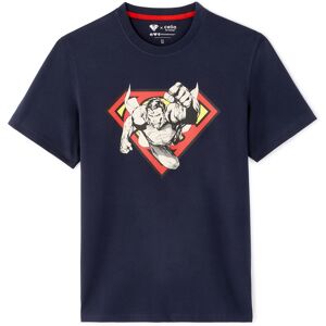 Celio Superman T-Shirt - Men'S Modrá S Celio Superman T-Shirt - Men'S Modrá S
