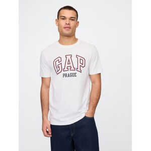 T-Shirt With Gap Prague Logo - Men'S Biela Xs T-Shirt With Gap Prague Logo - Men'S Biela Xs