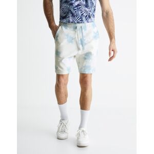 Batikované Šortky Botache Celio Biela Xxl Batikované Šortky Botache Celio Biela Xxl