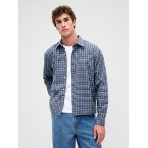 Pánska Košeľa Gap Relaxed Straight Oxford Modrá Xxl Pánska Košeľa Gap Relaxed Straight Oxford Modrá Xxl