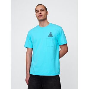 Gap T-Shirt With Pocket Brannan - Men'S Svetlomodrá Xs Gap T-Shirt With Pocket Brannan - Men'S Svetlomodrá Xs