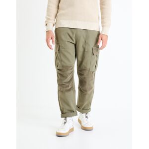 Kaki Pánske Nohavice Celio Fovelour Kaki S Kaki Pánske Nohavice Celio Fovelour Kaki S
