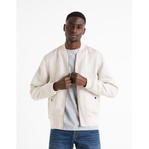 Celio Jacket Bombardér Dulino1 - Muži Biela Xxl Celio Jacket Bombardér Dulino1 - Muži Biela Xxl