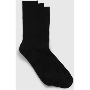 Sada Troch Párov Pánskych Ponožiek V Čiernej Farbe Gap Čierna One Size Sada Troch Párov Pánskych Ponožiek V Čiernej Farbe Gap Čierna One Size