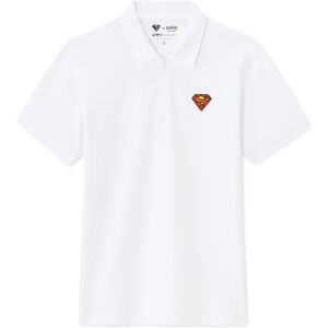 Celio Polo Shirt Superman - Men'S Biela L Celio Polo Shirt Superman - Men'S Biela L