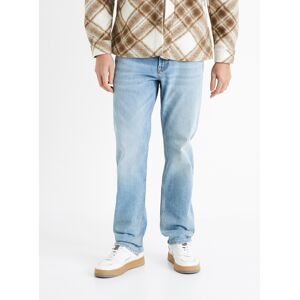 Straight Fit Pre Mužov Celio - Svetlomodrá Šedá 38-34 Straight Fit Pre Mužov Celio - Svetlomodrá Šedá 38-34
