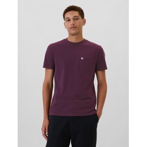 Gap T-Shirt With Pocket - Men'S Tmavočervená S Gap T-Shirt With Pocket - Men'S Tmavočervená S